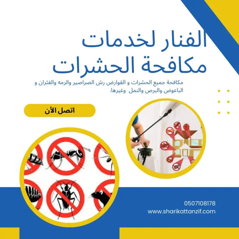 Read more about the article شركة رش حشرات 0507108718